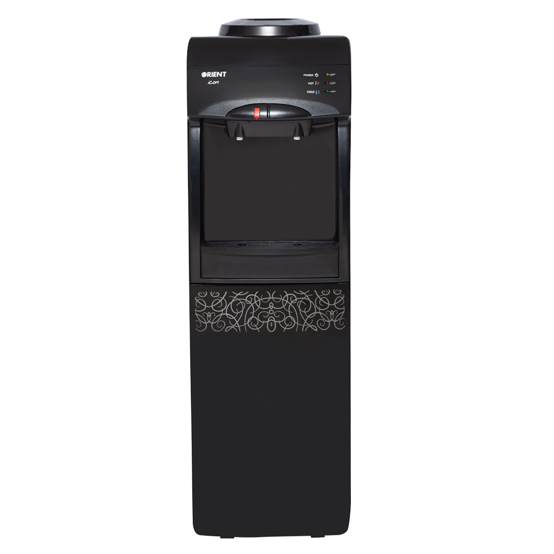 Icon 2 Taps Black Water Dispenser